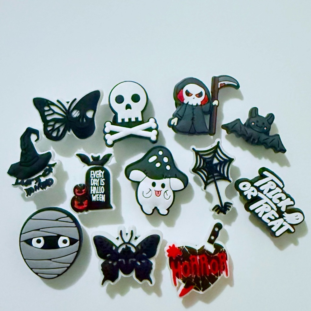 12 Halloween Croc Charms Shoe Charm Jibbit Disney Croc Charms